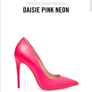 Neon Pink Steve Madden Pumps